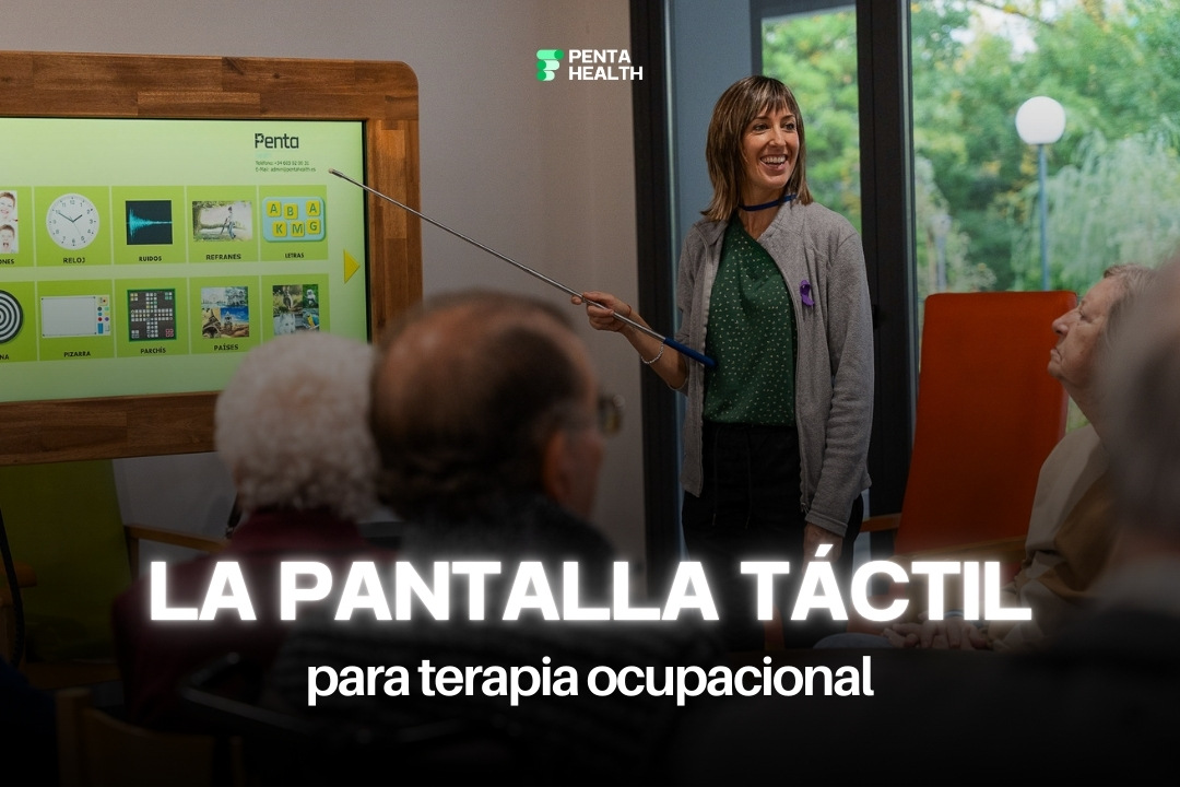 La pantalla táctil interactiva para terapia ocupacional