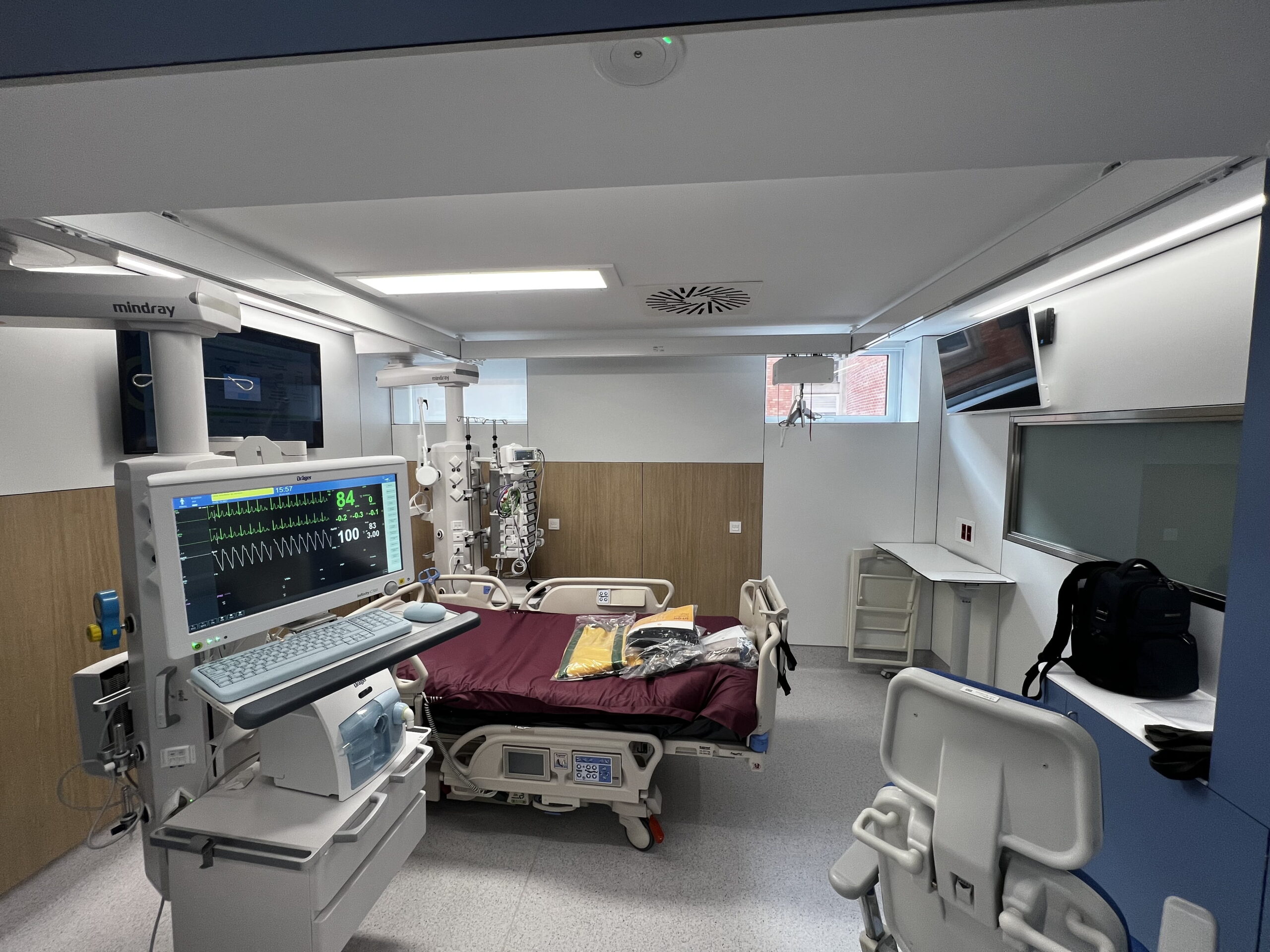 grúa techo clinic